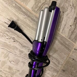 Purple and Silver Hair Waver